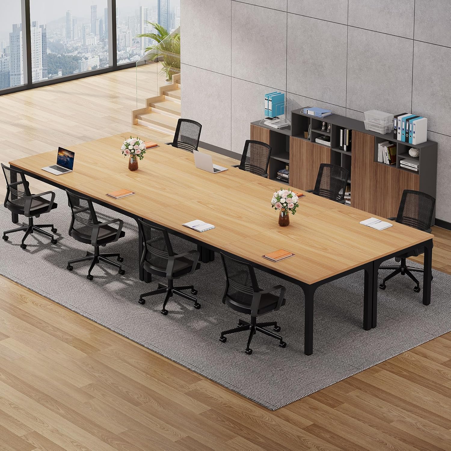 Tribesigns 13 FT Conference Room Table for Modern Offices