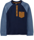Thermal Henley Shirt for Boys and Toddlers - Waffle Knit Comfort