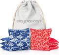 Professional Cornhole Bags Set of 8 - Fish and Hook Design Double