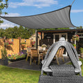 ColourTree Heavy Duty 29 ft x 48 ft Grey Sun Shade Rectangle - Pro
