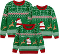 Curipeer Ugly Family Matching Christmas Sweaters - Festive Knit funny