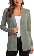 Urban CoCo Lightweight Open Front Knit Cardigan - Versatile Layering