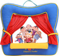 Finger Puppet Theater Stage with 6 Plush Finger Family Puppets