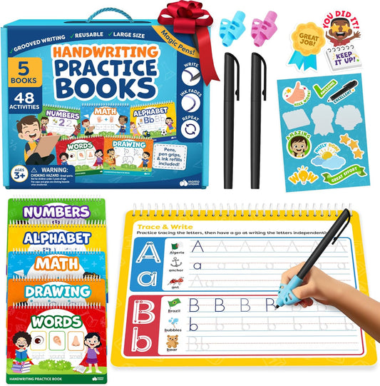 Magic Grooved Writing Practice for Kids - Fun Learning Activity