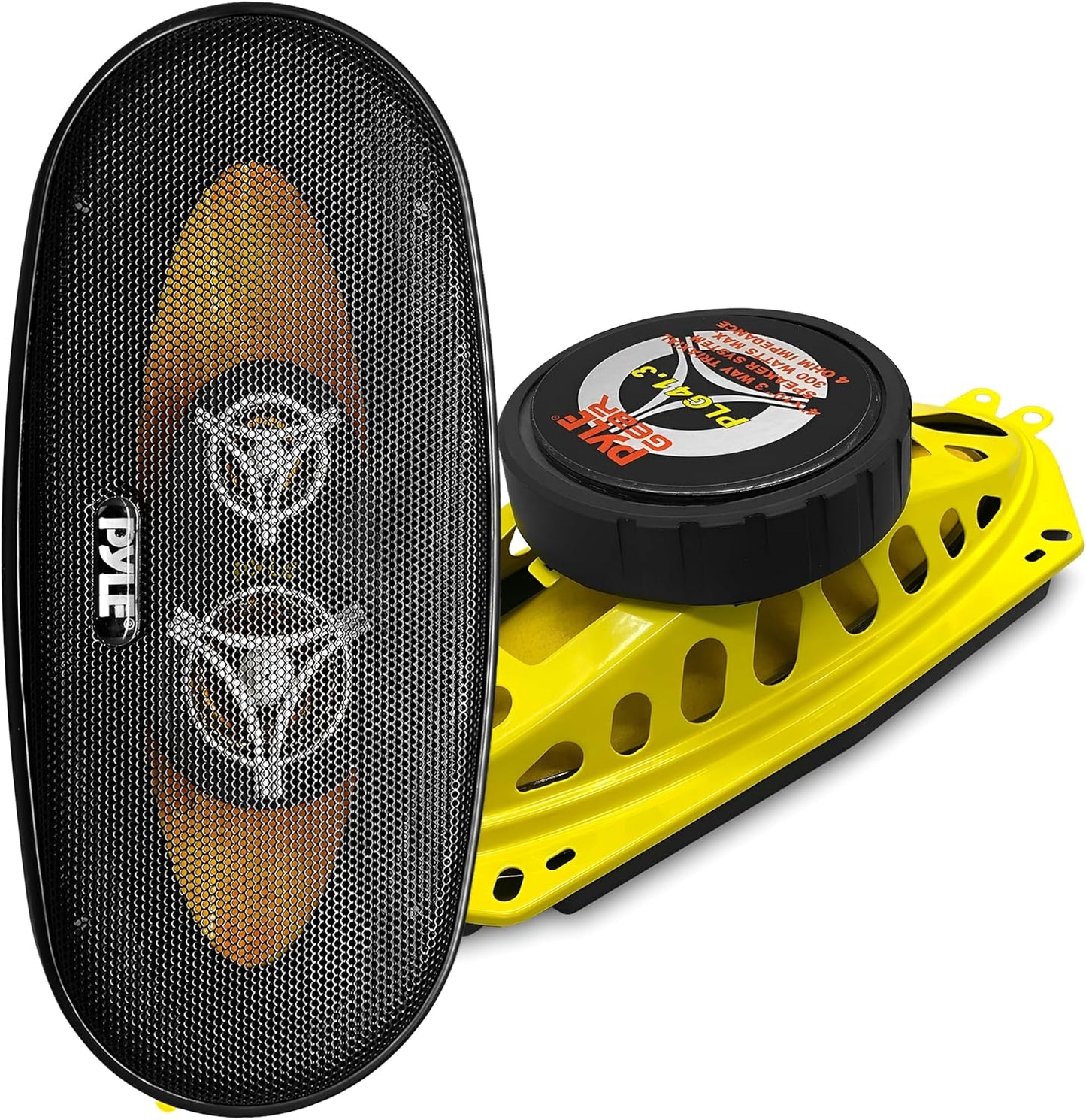 Pyle Car Three Way Speaker System for High Performance Sound