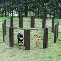 Heavy Duty Dog Playpen 35.4 in H - Foldable Indoor Outdoor Pet Fence
