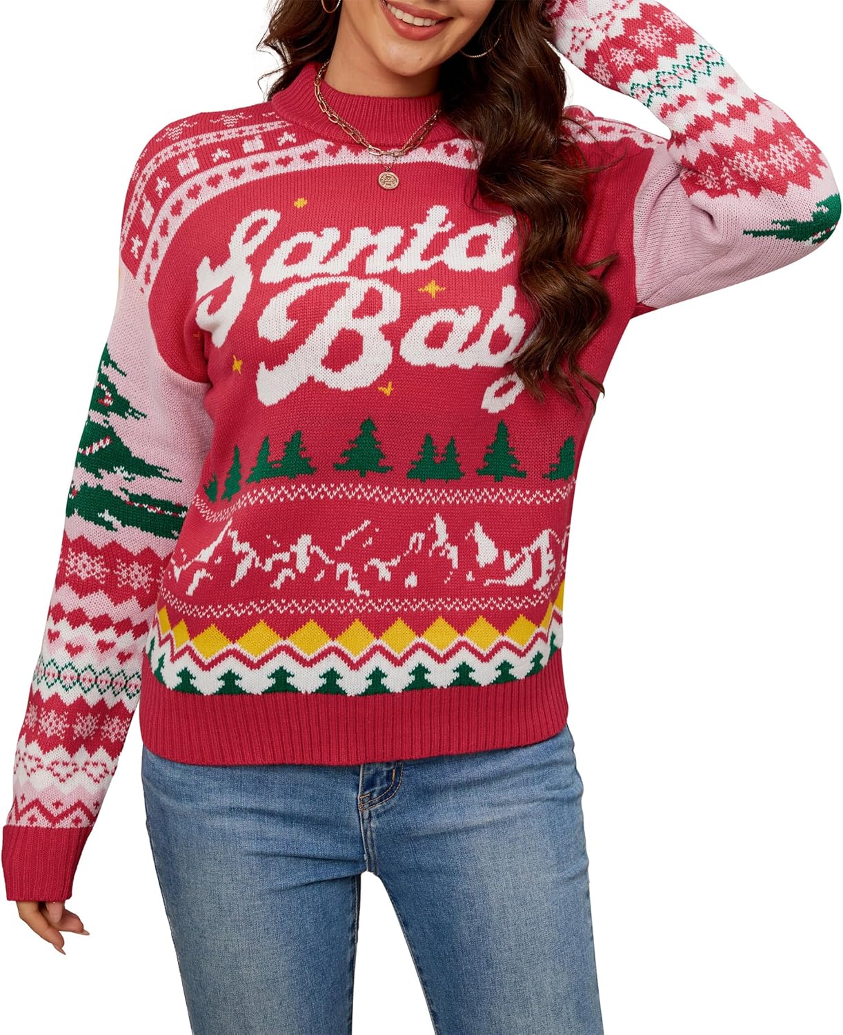 LUBOT Ugly Christmas Sweaters for Women - Cute and Funny Style