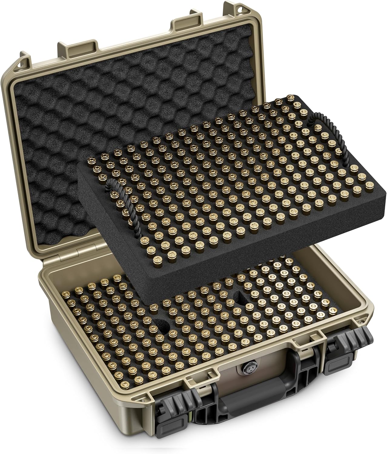 350 Round Ammo Locking Storage Case for Safe Travel and Storage