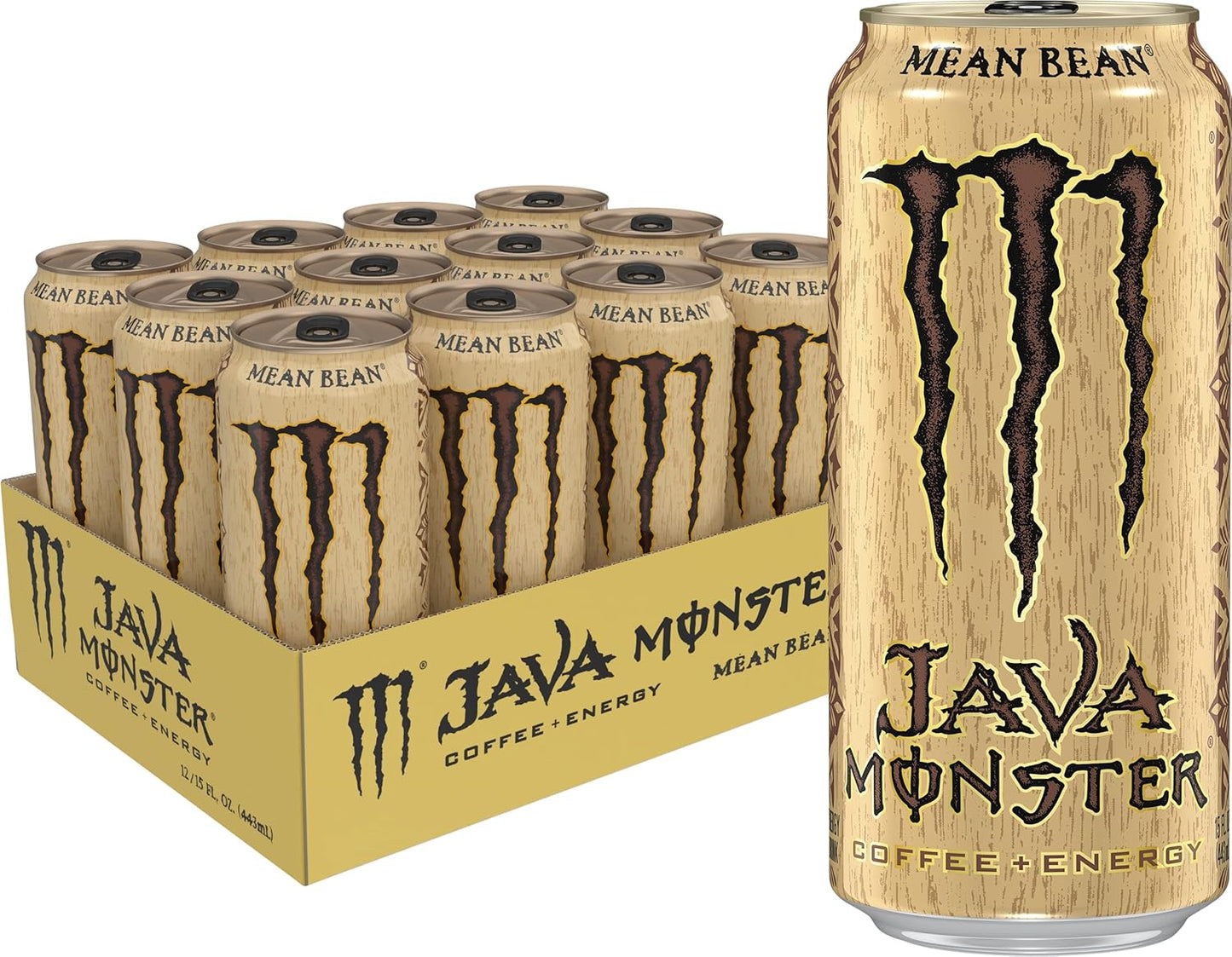 Java Monster Mean Bean: Coffee Energy Boost! (12 Pack)