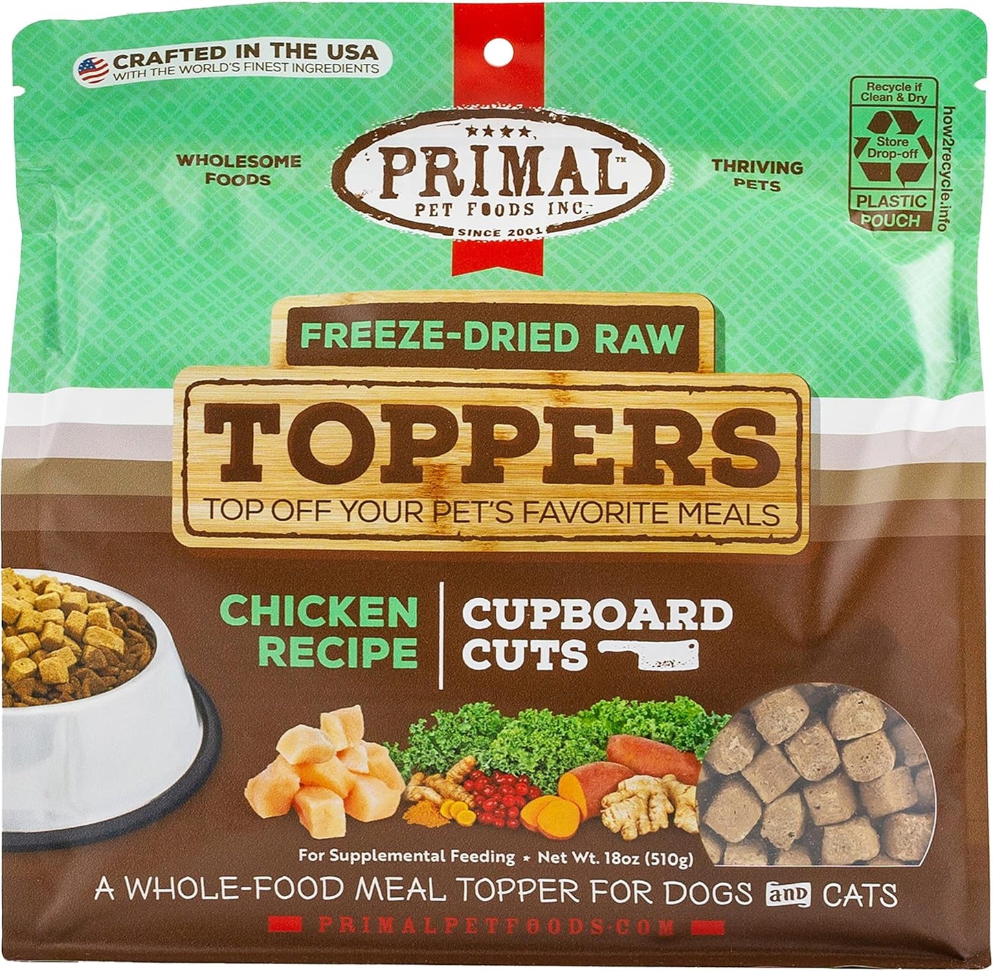 Primal Dog Food Toppers & Cat Food Toppers for Picky Eaters