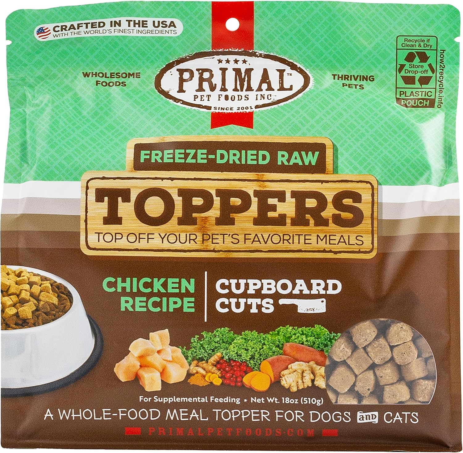 Primal Dog Food Toppers & Cat Food Toppers for Picky Eaters