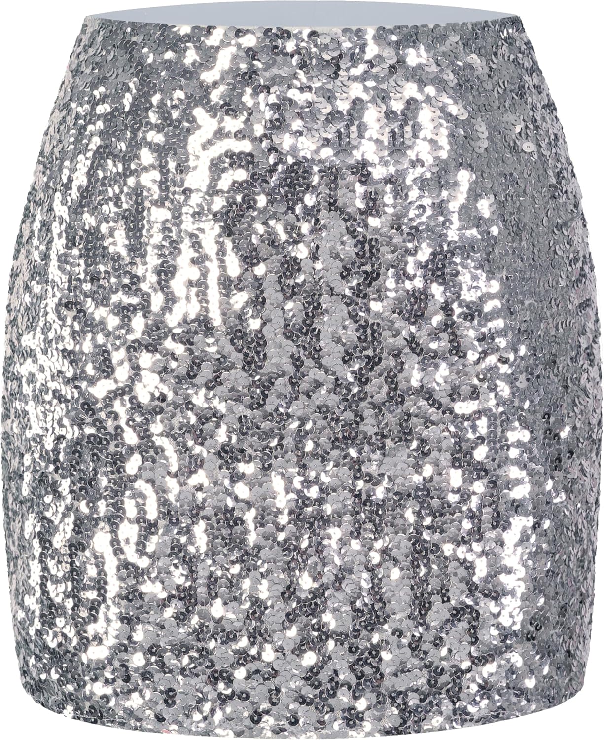 MANER Women's Sequin Skirt for Night Out Party Events