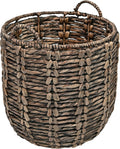 Bohemian Handwoven Abaca Hamper Basket 19.49 in - Stylish Storage