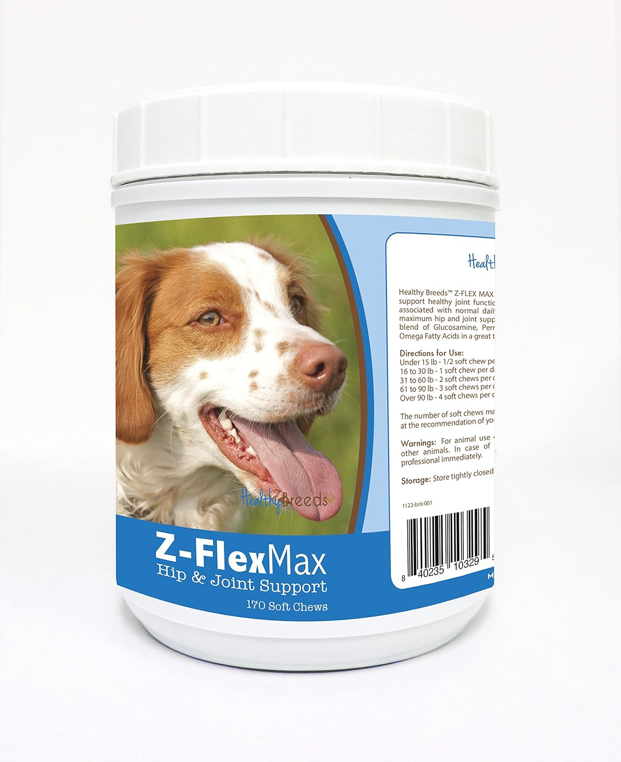 Healthy Breeds Brittany Z-Flex Max Hip and Joint Soft Chews