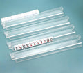 Mahjong Racks with Pushers Set of 4 - Clear Portable Tile Holders
