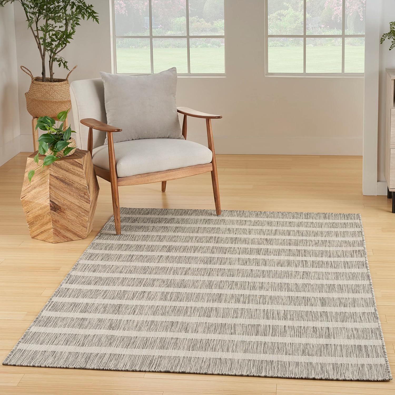 Nourison Home Positano 4ft x 6ft Grey Ivory Area Rug Review