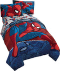 Marvel Spiderman Burst Full Bed Set - Soft Reversible Comforter