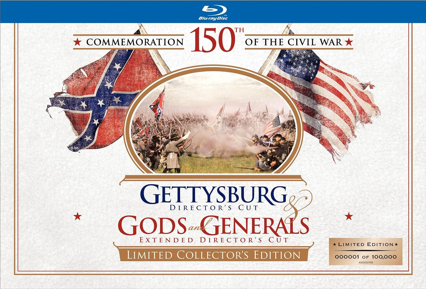 Gettysburg / Gods and Generals Limited Collector's Edition Blu-ray
