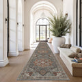 Washable Runner Rug 2ft 6inx14ft Ultra-Thin Hallway Runner - Machine