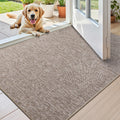 Color&Geometry Ultra Thin Indoor Door Mat 48in x 72in - Low Profile