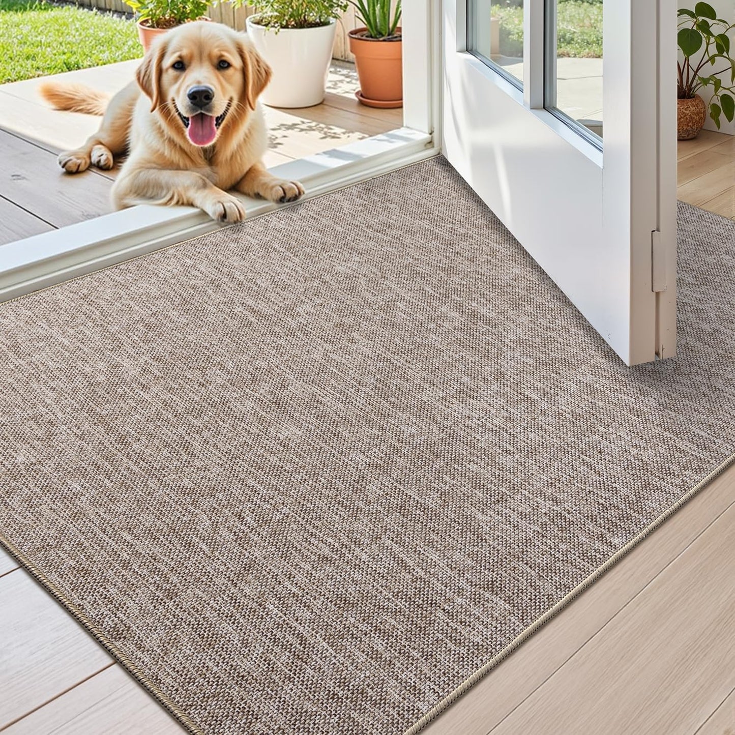 Color&Geometry Ultra Thin Indoor Door Mat for Easy Cleaning