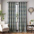 jinchan Blackout Curtains for Bedroom with Vintage Medallion Design