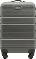 Travelers Club Harper Luggage Charcoal 22-In Carry-On - Lightweight