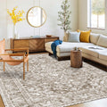 Washable Area Rug 4x6 | Non Slip Area Rug for Living Room - Soft