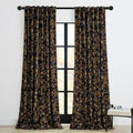 StangH Gold Velvet Curtains for Living Room - Vintage Floral Drapes