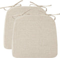 Chair Cushions for Dining Chairs 2in Thick D-Shaped Seat Pads