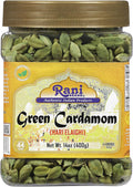 Rani Green Cardamom Pods 14oz (400g) - Fresh Whole Hari Elachi