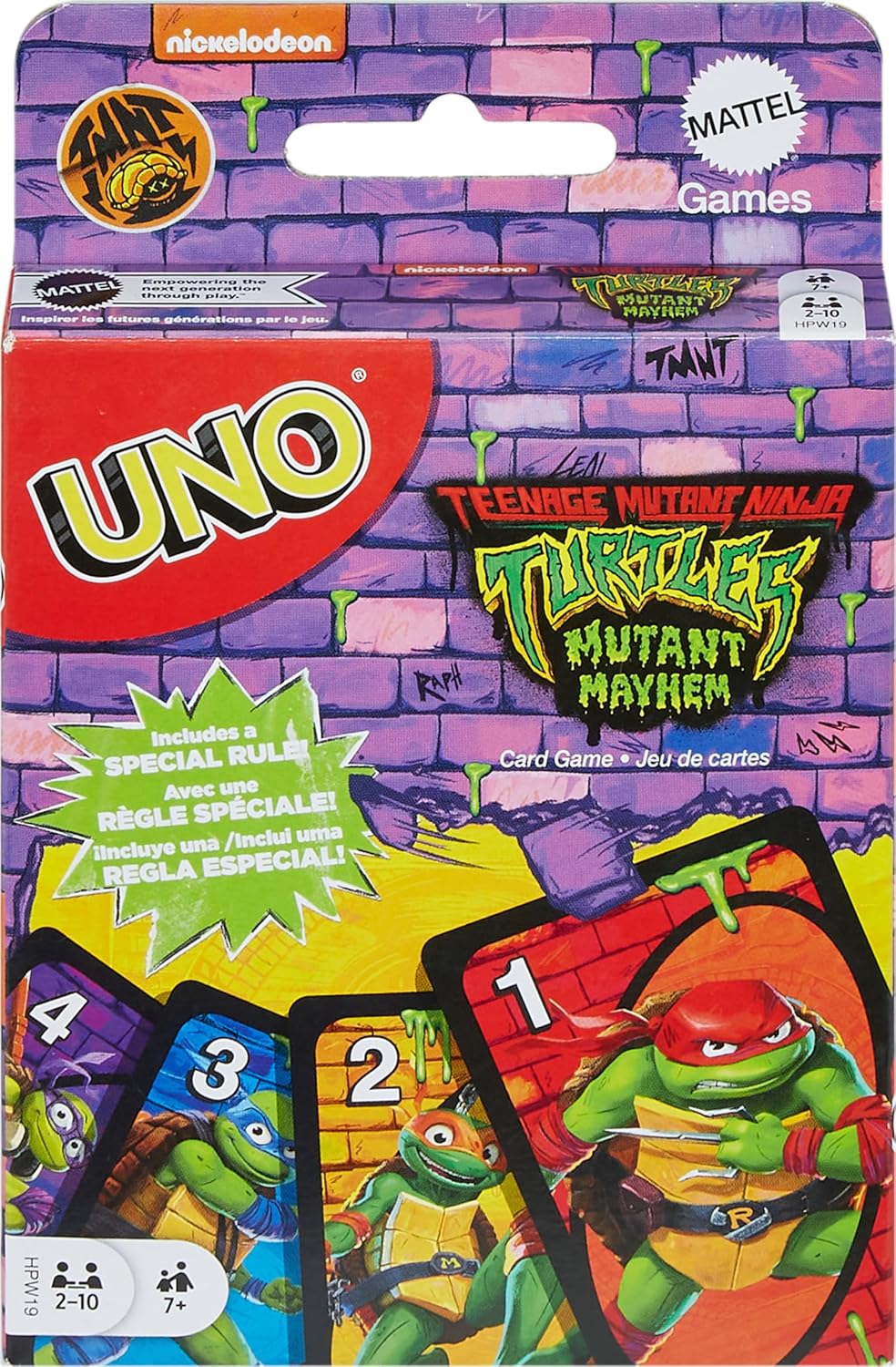 TMNT Mutant Mayhem Uno Game - Fun for All!