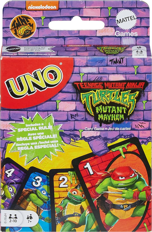 TMNT Mutant Mayhem Uno Game - Fun for All!