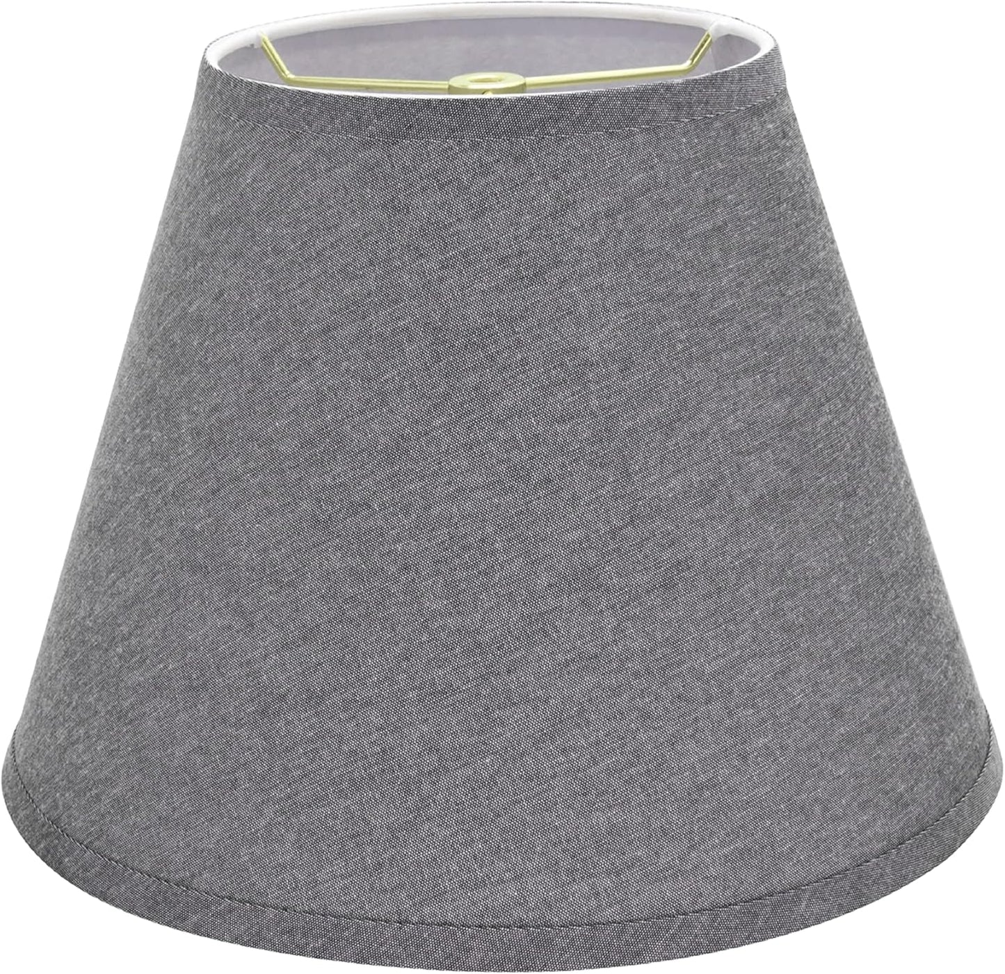 Aspen Creative Transitional Empire Shape Spider Lamp Shade in Gray
