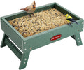 Kingsyard Ground Bird Feeder for Outdoors - Large Capacity Green