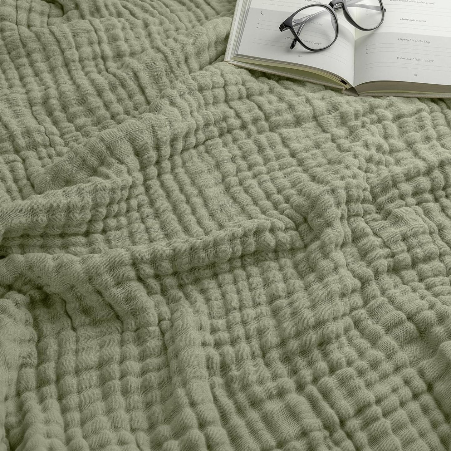 Comfy Cubs Muslin Blanket for Adults - Soft & Breathable King Size