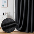 Embodied Luxury: OVZME Berry Black Shower Curtain