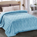 Whale Flotilla Flannel Fleece King Size Blanket for All Seasons