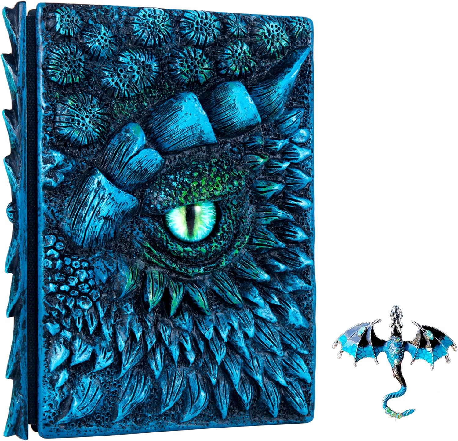 3D Dragon Eye Embossed Journal for Dragon Lovers - A5 Size