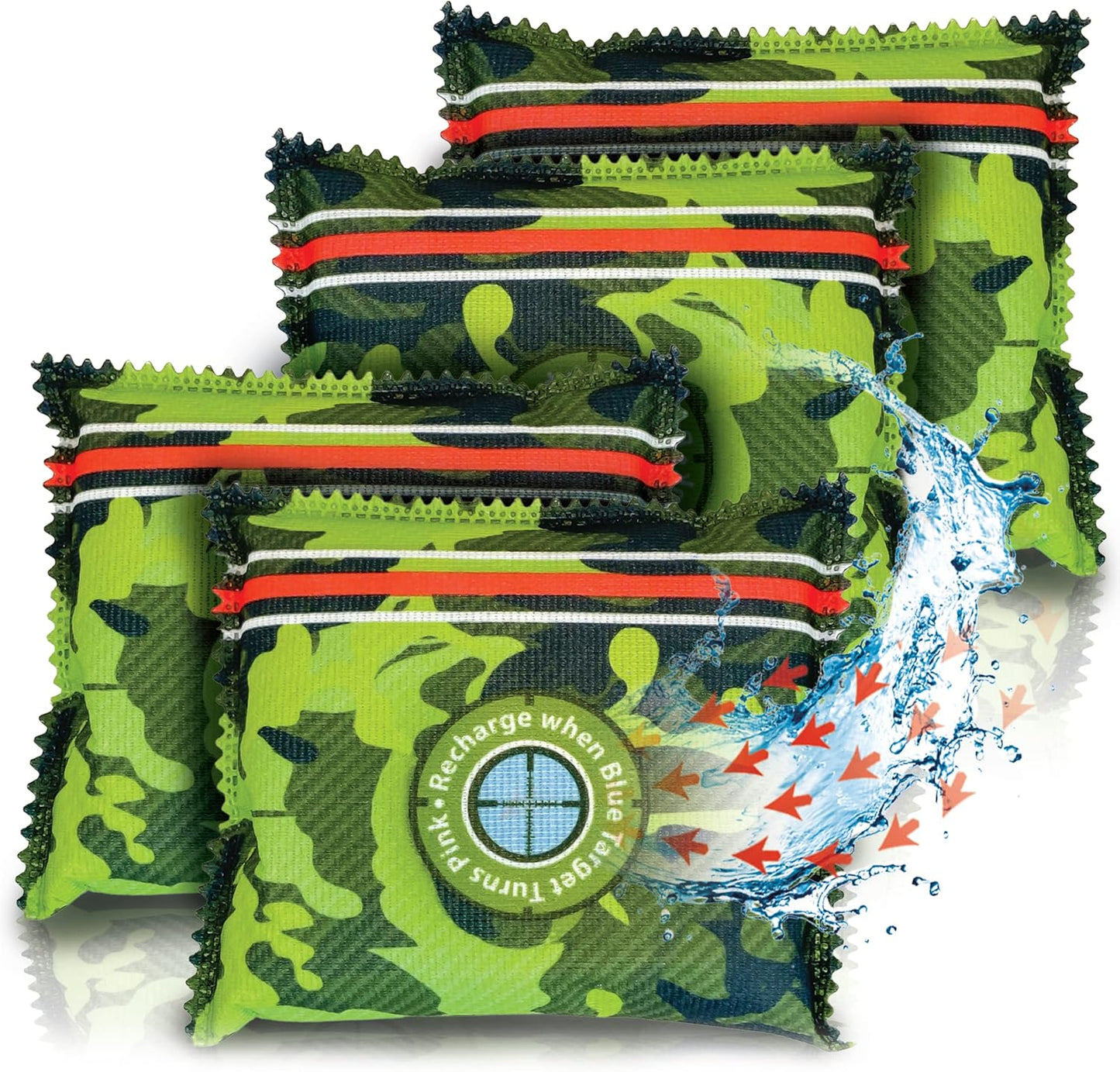 Gun Safe Dehumidifier Camouflage - Rechargeable & Reusable Bags