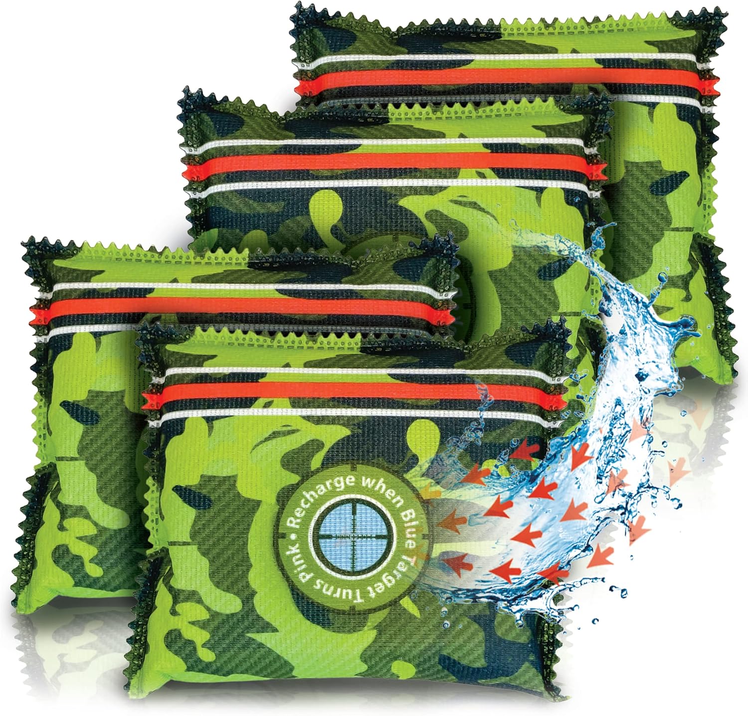Gun Safe Dehumidifier Camouflage - Rechargeable & Reusable Bags