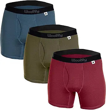 Premium Stink-Free Mens Merino Wool Boxer Briefs for Comfort