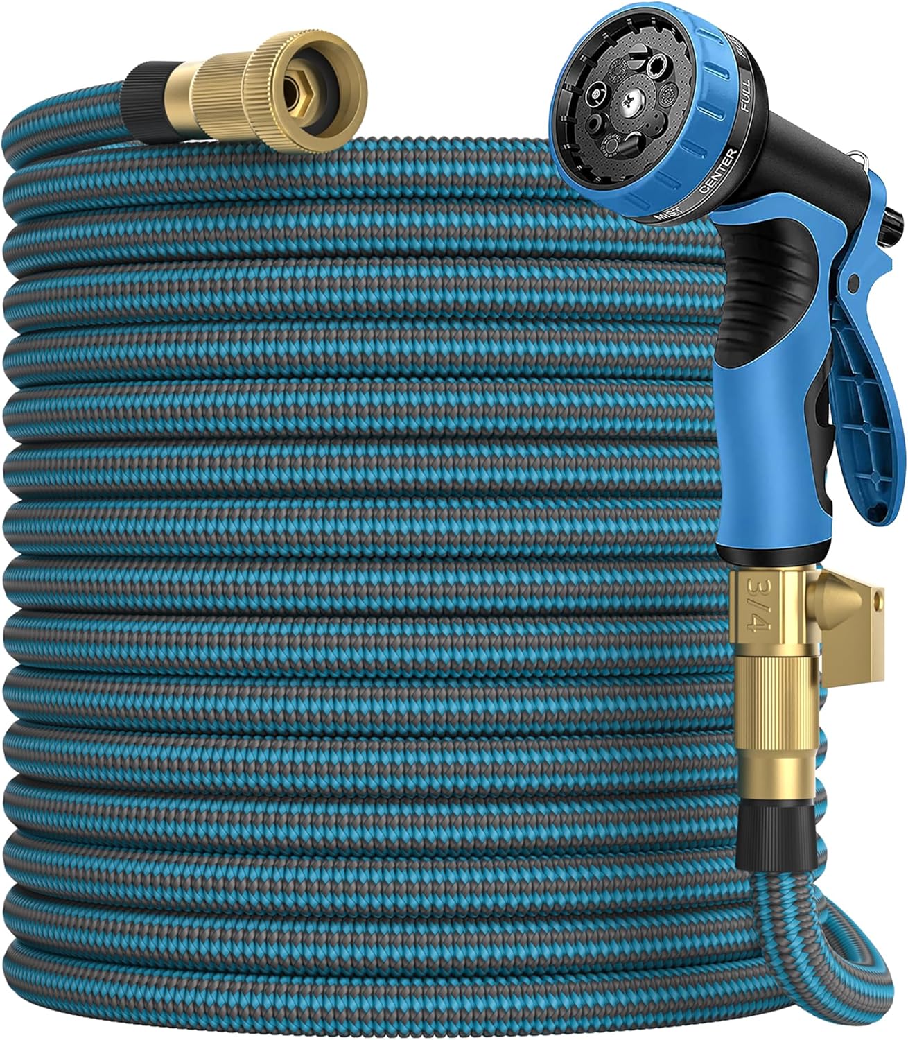 75 ft Expandable Garden Hose with 10 Function Spray Nozzle