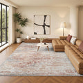 Art&Tuft Washable Rug with Anti-Slip Backing for Living Room