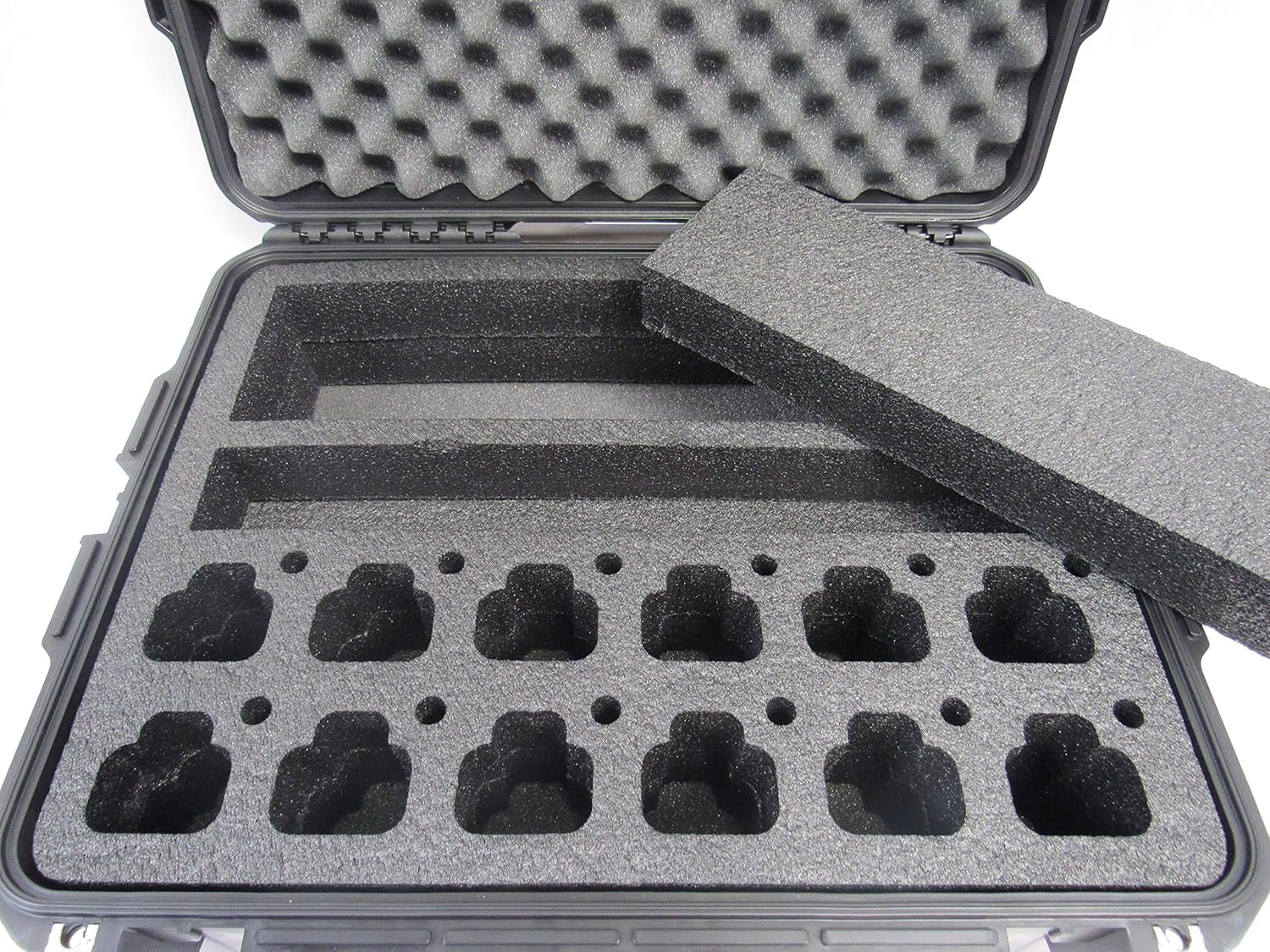 Pelican Case 1610 Foam Insert for Motorola CP200 Walkie Talkie