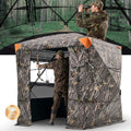 270 See Through Ground Blind for Hunting - Spacious Quiet Entry