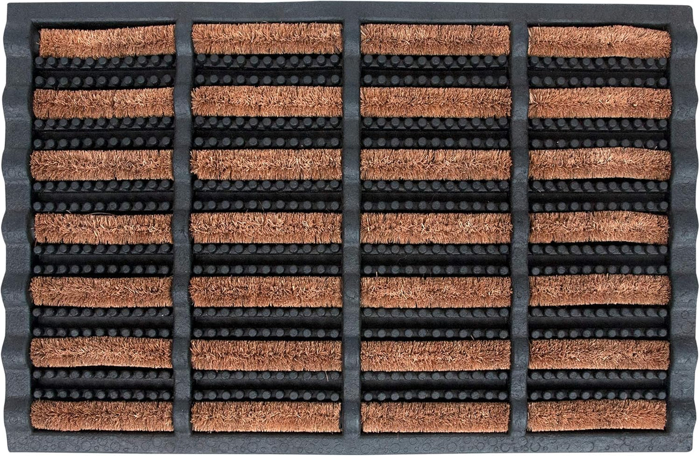 FOOTMATTERS Ninamar Mud Scrubber Tray Mat for Clean Entryways