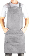 Professional Grade Chef Apron - Durable Denim Kitchen Apron