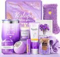 Mothers Day Gifts for Mom Lavender Gift Box - Elegant Curated Set