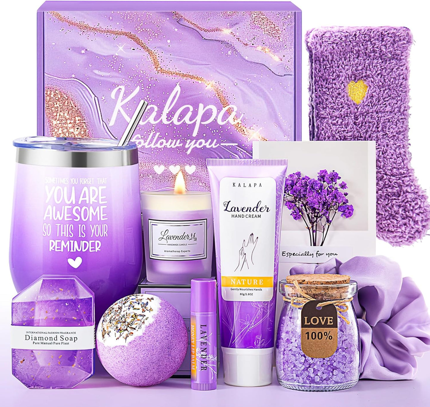 Lavender Gift Basket for Women - Unique Gifts for Any Occasion